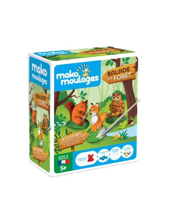 ENSEMBLES 3 FIGURINES - BALADE EN FORÊT - MULTICOLOR