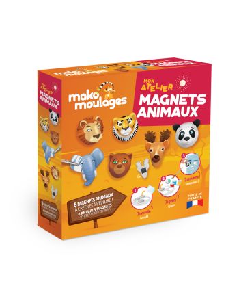 ENSEMBLES CREATIFS - ANIMAUX MAGNET - MULTICOLOR