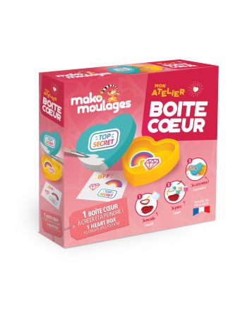 ENSEMBLES CREATIFS - BOÎTE COEUR - MULTICOLOR