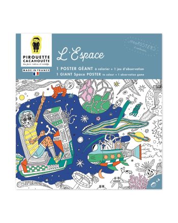 POSTERS XXL - ESPACE - MULTICOLOR
