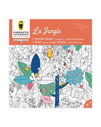 POSTERS XXL - JUNGLE - MULTICOLOR