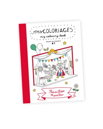 CAHIERS A COLORIER - THÉÂTRE - MULTICOLOR