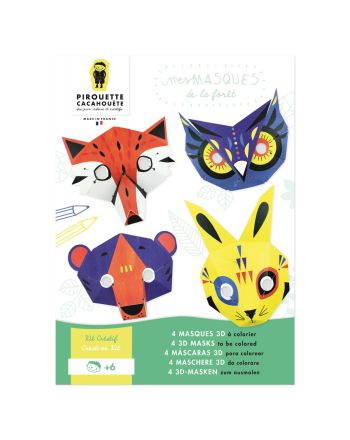 ENSEMBLES CREATIFS - MASQUES DE LA FORÊT - MULTICOLOR