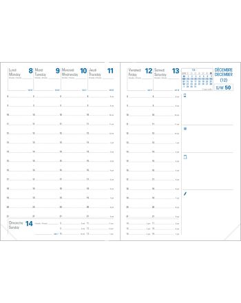 RECHARGES AGENDAS - AFFAIRES - BLANC