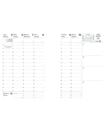 Planner Refills - University - White