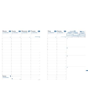 RECHARGES AGENDAS - PRÉSIDENT - BLANC