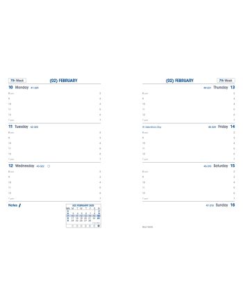 RECHARGES AGENDAS - SAPA X - BLANC