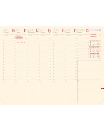 RECHARGES AGENDAS - MINISTRE PRESTIGE - BLANC