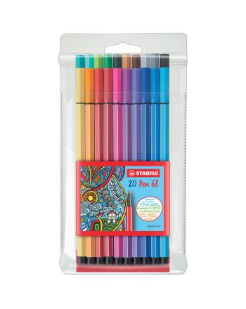 CRAYONS-FEUTRE - PEN 68 - MULTICOLOR