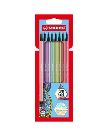 CRAYONS-FEUTRE - PEN 68 - MULTICOLOR