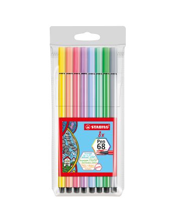 CRAYONS-FEUTRE - PEN 68 - MULTICOLOR
