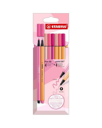 STYLOS FEUTRE - PINK POINT PEN - MULTICOLOR