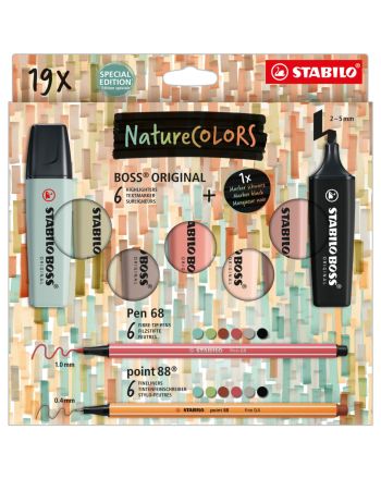 SURLIGNEURS - BOSS NATURE COLORS - MULTICOLOR