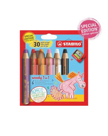 CRAYONS DE COULEURS - WOODY 3 IN 1 - MULTICOLOR
