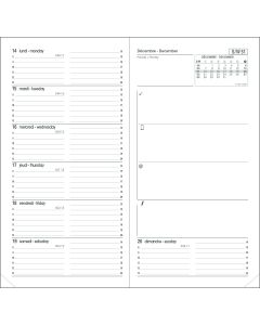 Recharges agendas - Ital B - Blanc