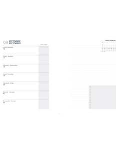 Recharges agendas - Note 21 - Blanc