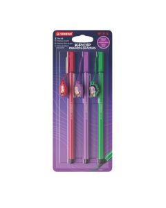 Crayons-feutre - KPOP Pen 68 x 3 - Multicolore