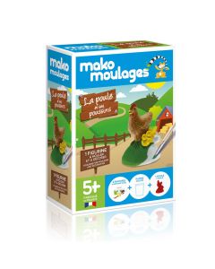Ensembles 1 figurine - Poule et poussin - Multicolore