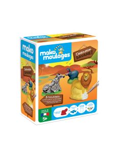 Ensembles 3 figurines - Savane - Multicolore