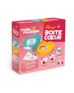 Ensembles créatifs - Boite coeur - Multicolore