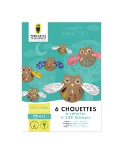 Ensembles créatifs - Chouettes - Multicolore