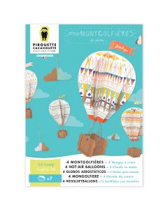 Ensembles créatifs - Montgolfières - Multicolore