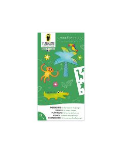 Pochoirs - Jungle - Multicolore
