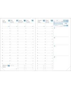 Recharges agendas - Affaires - Blanc