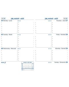 Planner Refills - Sapa X Academic - White