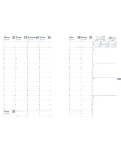 Recharges agendas - Ministre Académique - Blanc