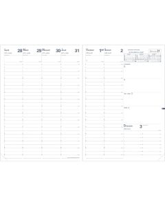 Recharges agendas - EU 09/09 - Blanc