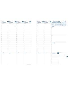 Recharges agendas - Prénote - Blanc