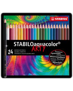 Crayons de couleurs - Aquacolor x 24 - Multicolore