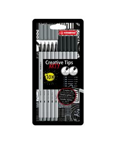 Stylos feutre - Creative Tips x 10 - Multicolore