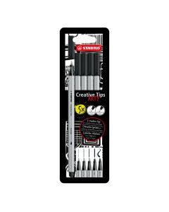 Stylos feutre - Creative Tips x 5 - Multicolore