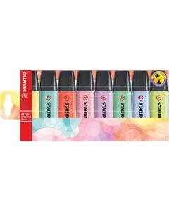 Surligneurs - Boss Original Pastel x 8 - Multicolore