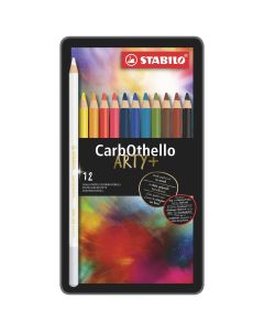 Crayons de couleurs - CarbOthello x 12 pcs - Multicolore