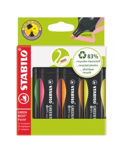 Surligneurs - Green Boss x 4 - Multicolore