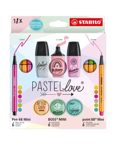 Crayons - Pastellove Set x 18 - Multicolore