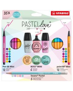 Pencils - Pastellove Set x 35 - Multicolour