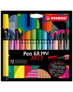 Crayons-feutre - Pen 68 Max x 12 - Multicolore