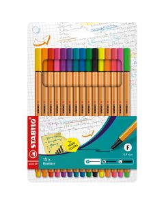 Stylos feutre - Point 88 x 15 - Multicolore